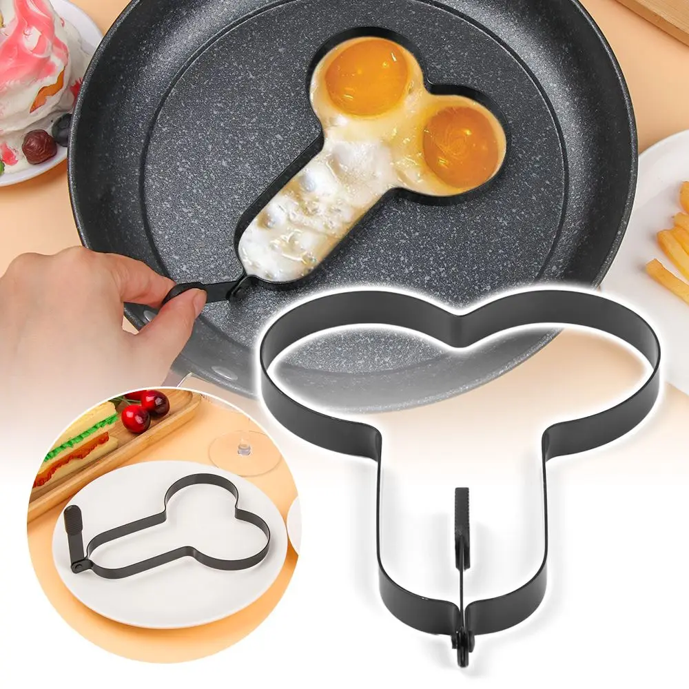 

Funny Non-stick Cooking Moulds Kitchen Tool Fried Egg Egg Fryer Omelette Ring Mold Frying Egg Mold