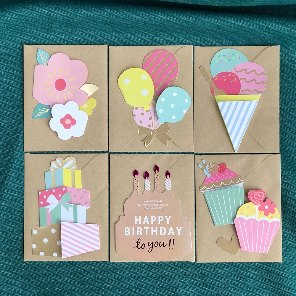 6 шт. открытка с днем рождения для подруги детей жены мужа персонализированные