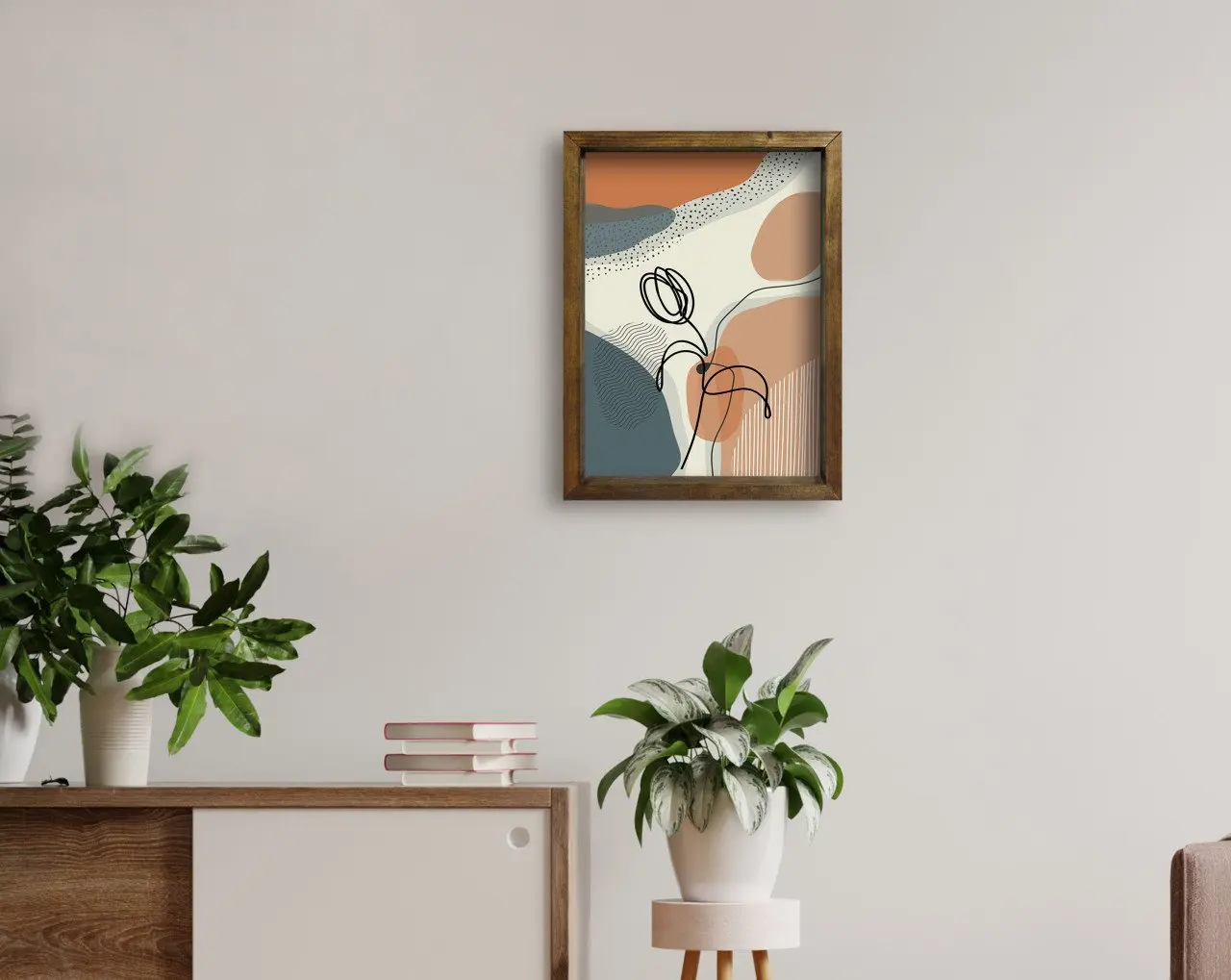 

BK Home натуральный деревянный стол 45x65 см-16