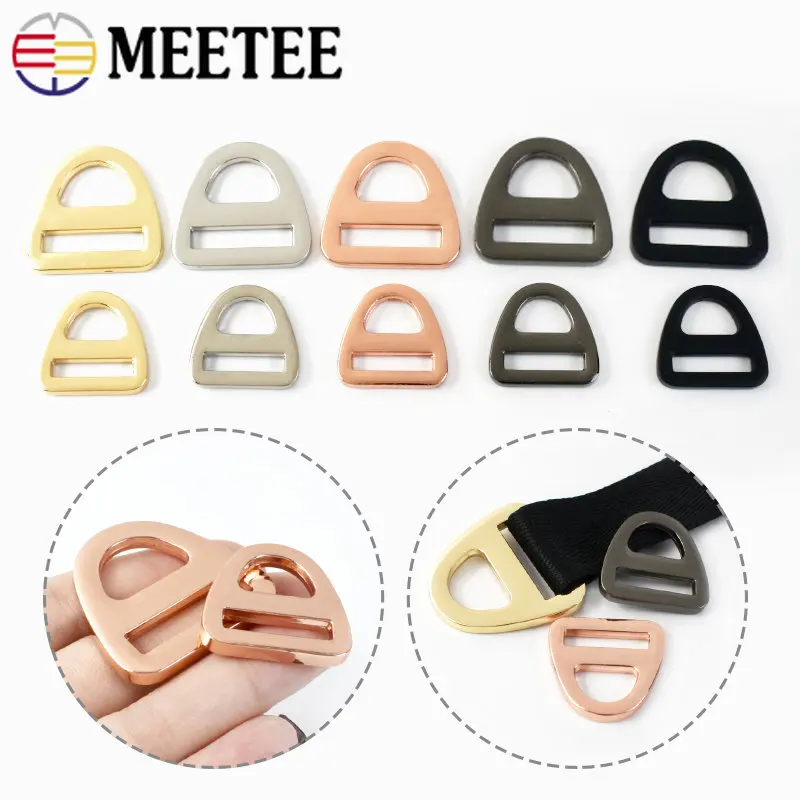 

10Pcs 20/25mm Metal Buckle Adjustment Belt Anti-skid Buckles Bag Strap Connection Clasp DIY Webbing Slider Hook Accessories