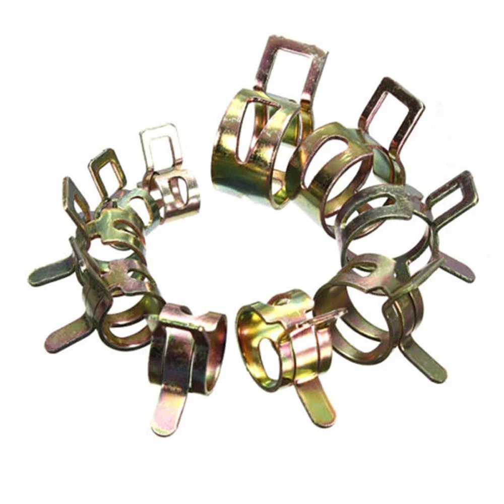 

10Pcs/set Spring Band Fuel Hose Clips Silicone Pipe Clamp Reusable Optional Clamp 6mm 7mm 8mm 9mm 10mm 11mm 12mm 13mm 14mm 15mm