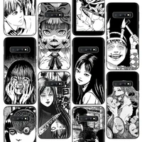 anime junji ito terror horror phone case for samsung galaxy s10 plus s20 fe s21 s22 ultra s10e s8 s9 s7 edge j4 housing shell