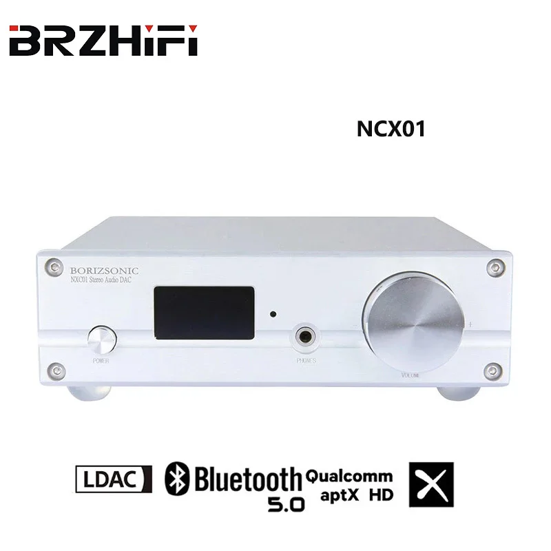 

BRZHIFI DAC Audio Decoding ES9038Q2M Decoder HiFi XMOS XU208 USB Bluetooth 5.0 PCM384KHz 32Bit DSD256 Support LDAC APTX-HD RCA