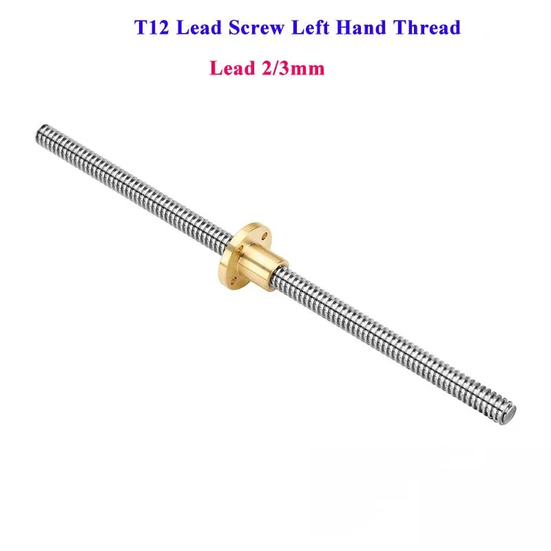 

Ходовой винт T12 левая резьба нержавеющая сталь