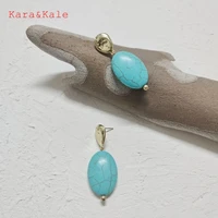 karakale fashion earrings natural stone earrings natural stone pendants handmade jewelry boho style womens jewelry