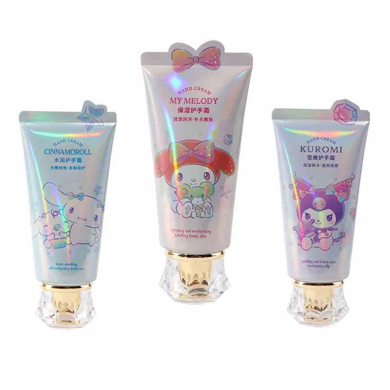 

Kawaii Anime Cartoon Kuromi My Melody Cinnamoroll Autumn and Winter Anti Dryness Moisturizing Hand Cream Girl Beauty Travel Gift
