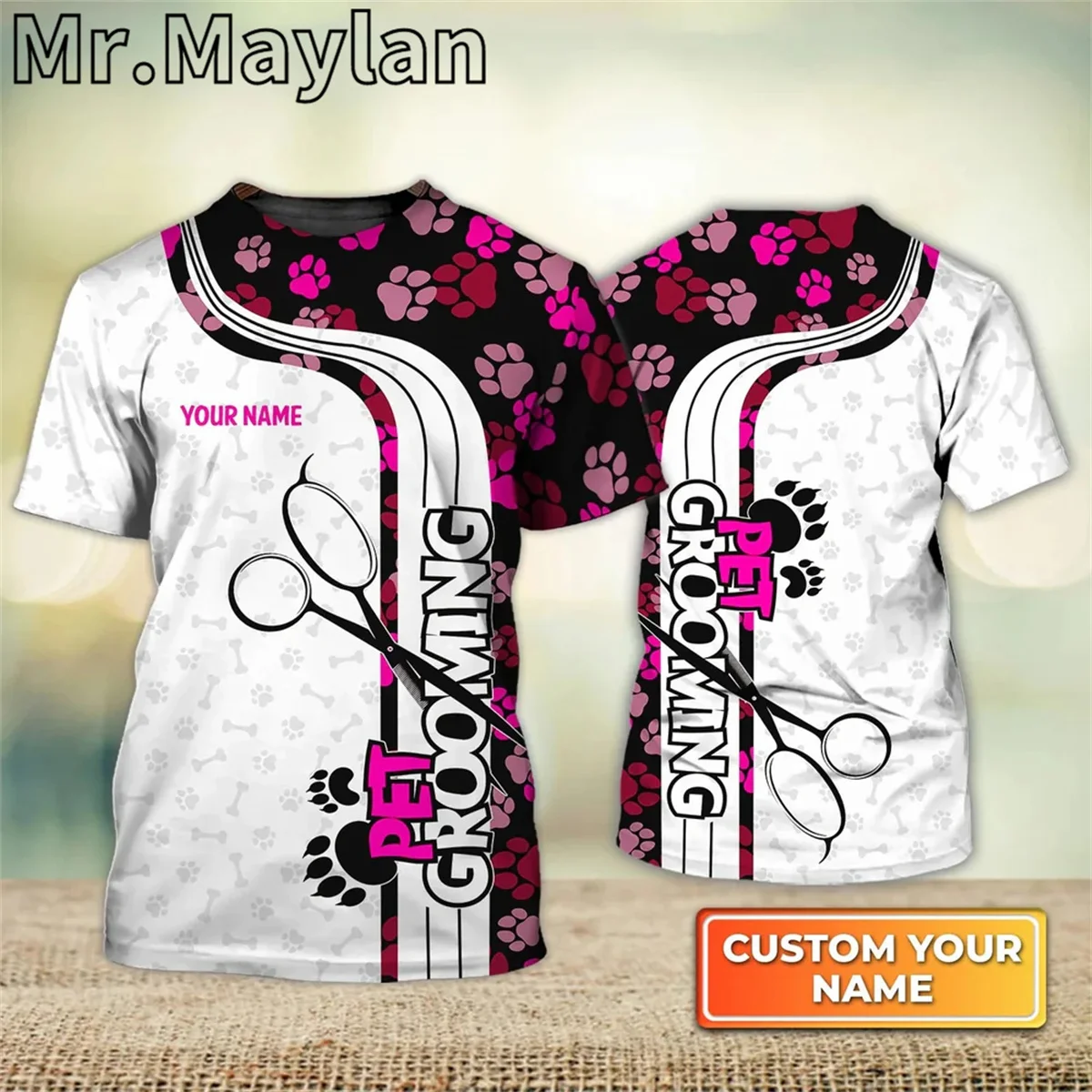 Футболка для груминга домашних животных на заказ футболки собак с 3D рисунком