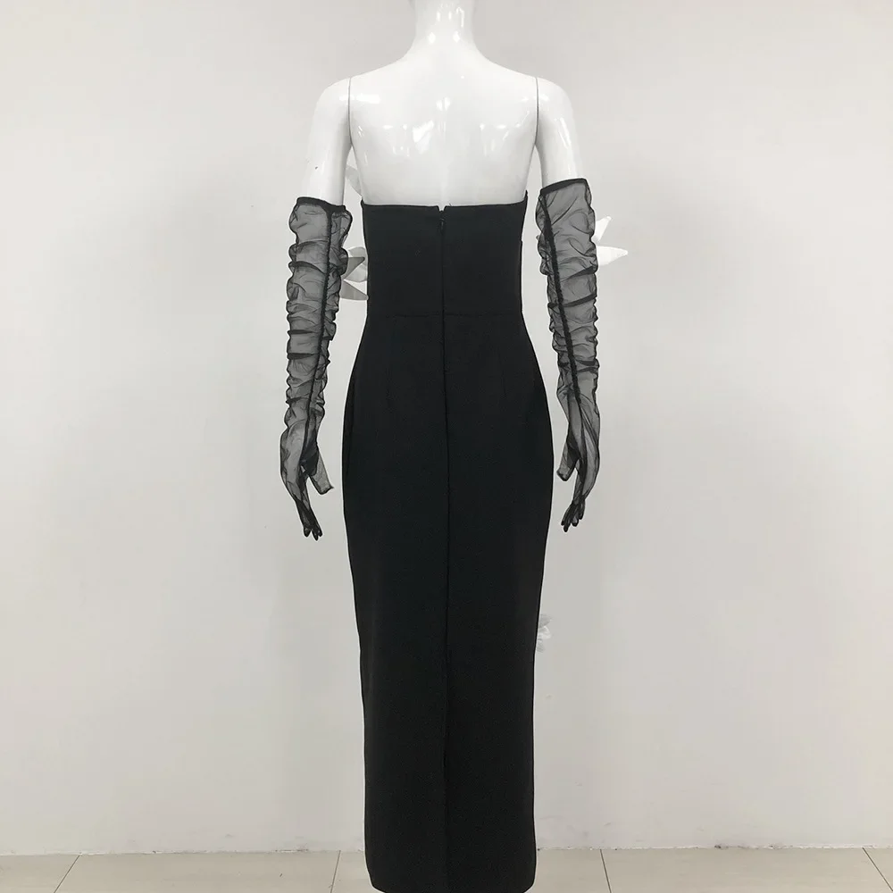 TWOTWINSTYLE однотонные утягивающие темпераментные платья миди для женщин без