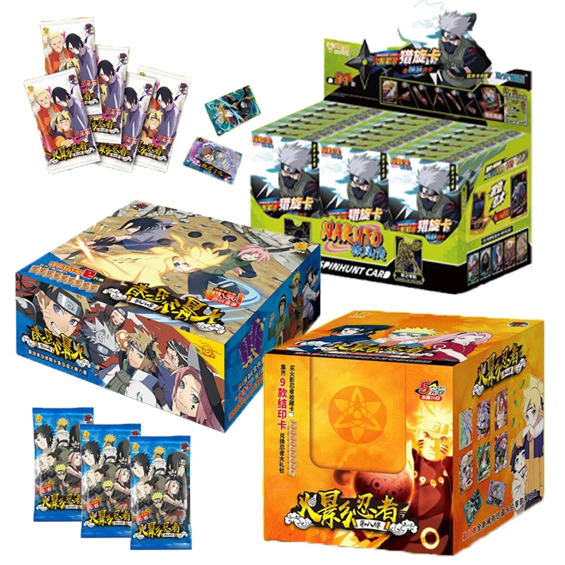 

Оригинальная коллекция открыток Наруто Sasuke Naruto коллекция персонажей из аниме настольные игрушки для семейных детей рождественские подарки
