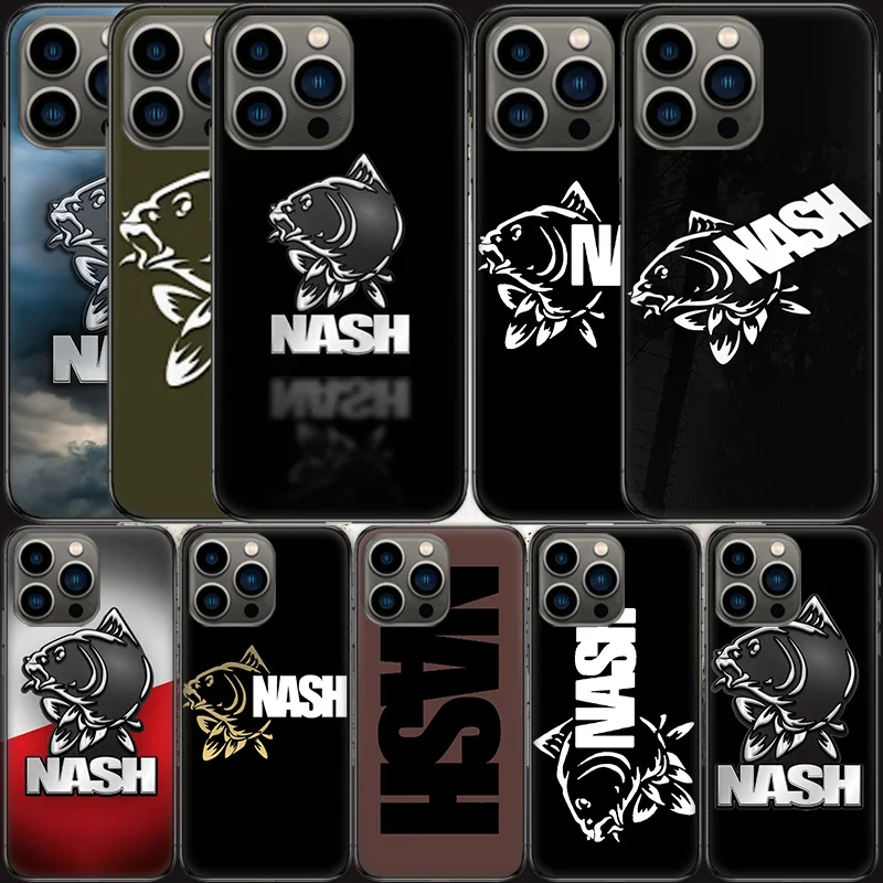 

Чехол Nash для телефона с логотипом рыбалки для Apple Iphone 13 12 Mini 11 14 Pro Max, чехол SE 2020 X XS XR 8 7 6 6S Plus 5