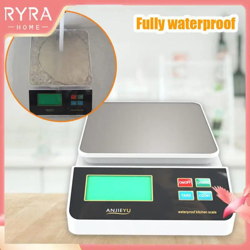 

3kg/0.1g 5000G/1G Rechargeable Coffee Drip Scale Waterproof Digital Scale LED Display Kitchen Scale No Battery Required Tools