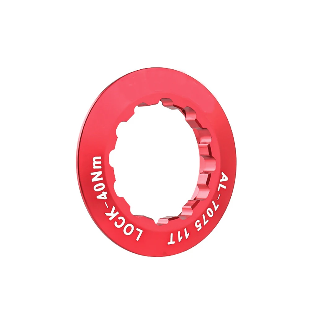 

1pc Universal 11T Bike Flywheel Cover Bicycle Cassette Fly Wheel Ring Lock Cover Hub Body Lock Cover Aluminum Alloy Cycling Part