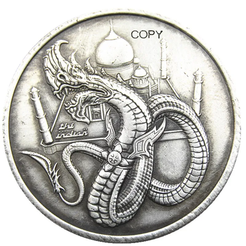 

HB(158)US Hobo Morgan Dollar Skull Zombie Zkeleton Silver Plated Copy Coins