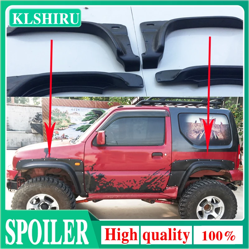 

Брызговики для автомобиля, для Suzuki jimny 2007-2017, черного цвета, 4 шт.