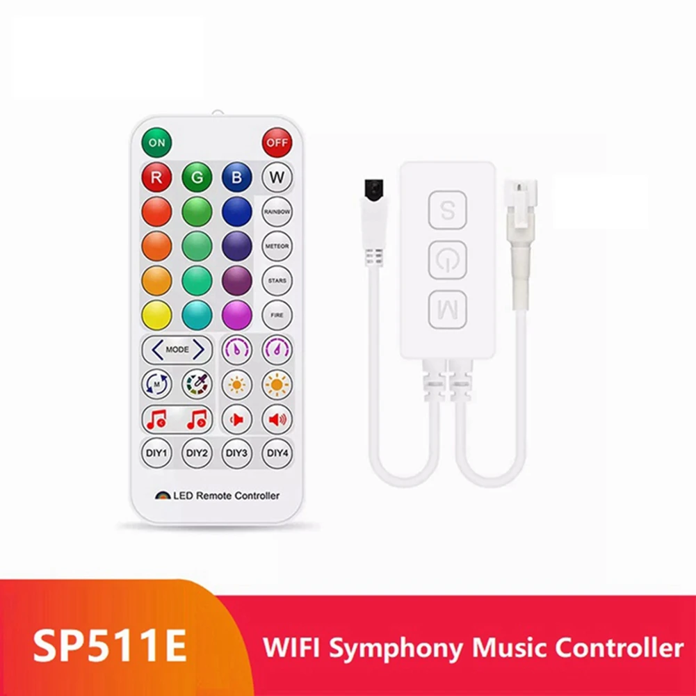 

Bluetooth-Контроллер SP511E с поддержкой Wi-Fi для WS2812, WS2811