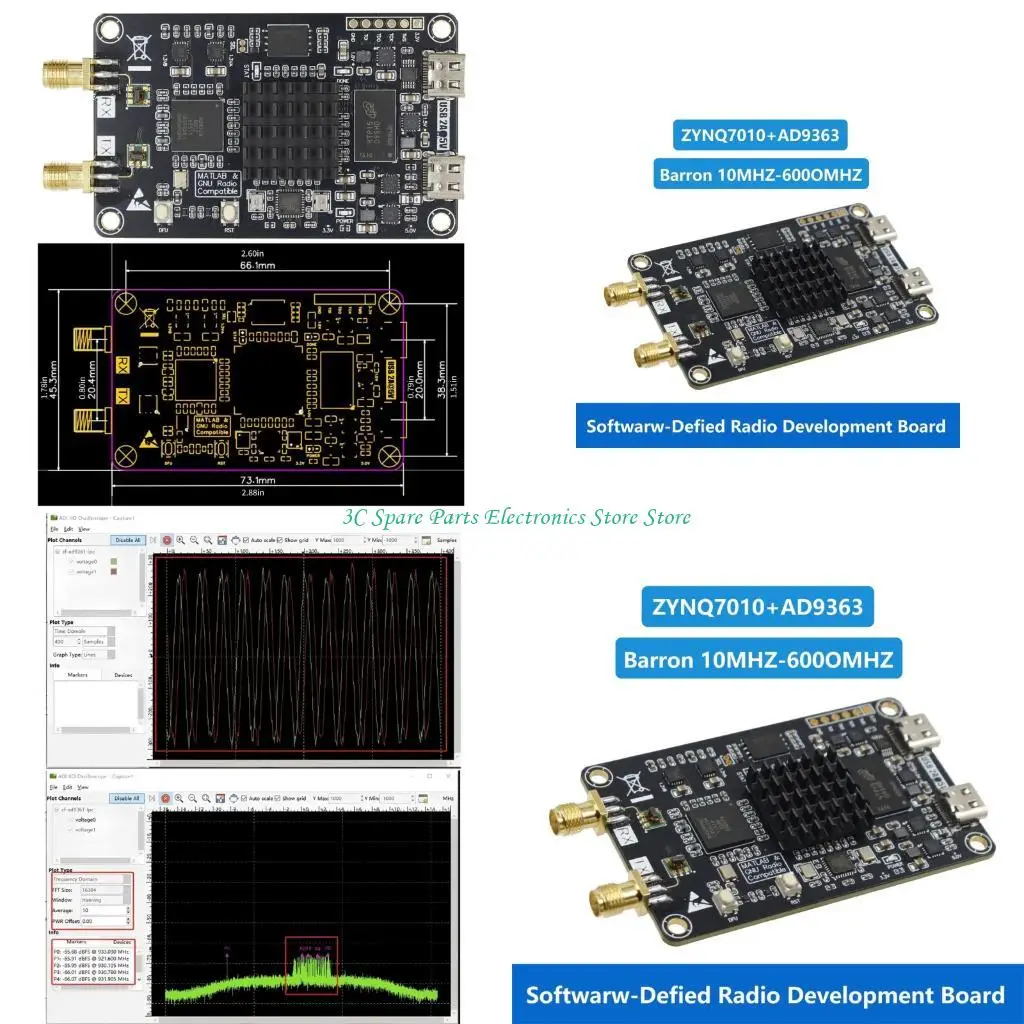Фото Высокопроизводительная макетная плата SZ с XC7Z010CLG400 FPGA и TCXO 40 МГц для профессиональной платы для экспериментов №1