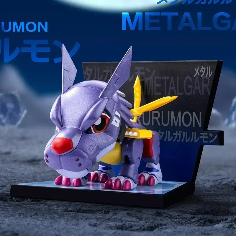 Фото POP MART Digimon Adventure Магнит на холодильник Серия слепая коробка Mystery Box Kawaii украшения фигурки домашний декор настольная модель куклы №3