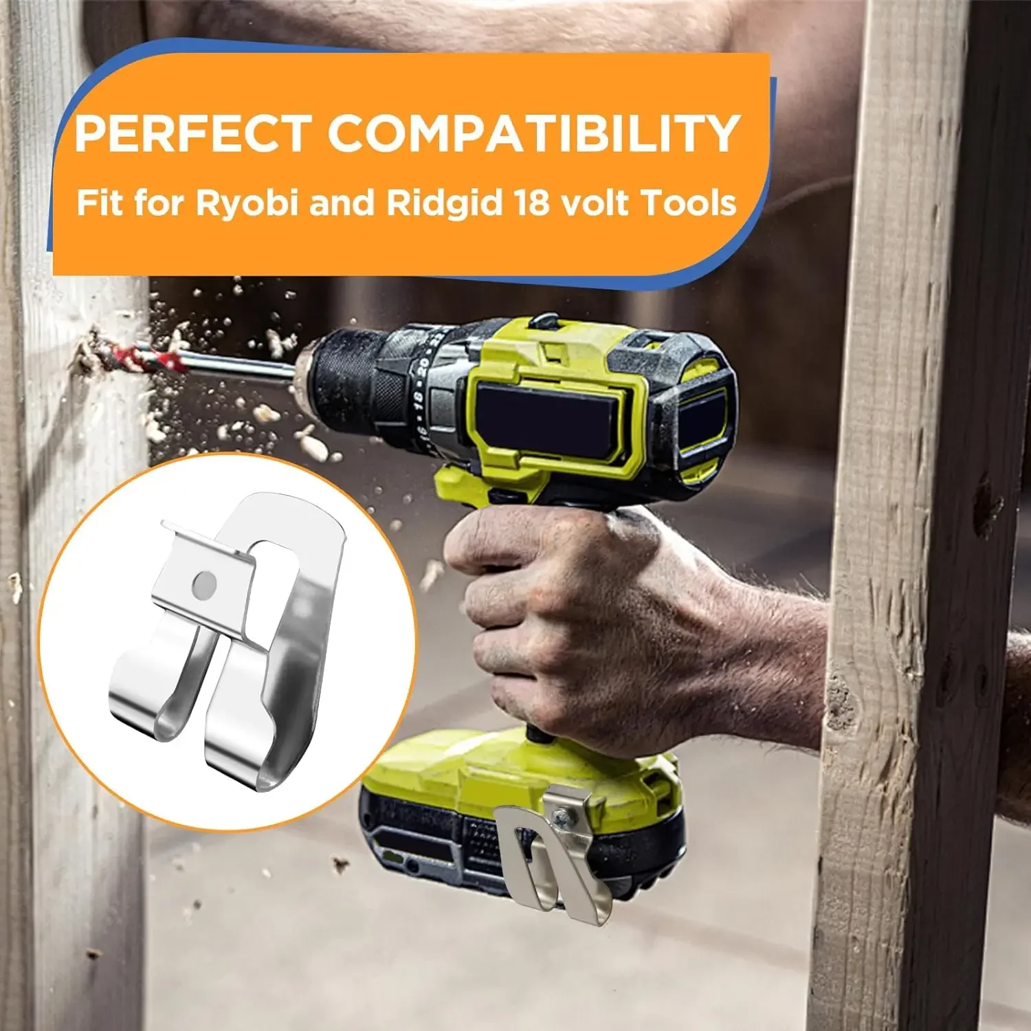 Зажим для ремня Ryobi 5 шт. зажим дрели инструмента ременная часть с винтами крючок