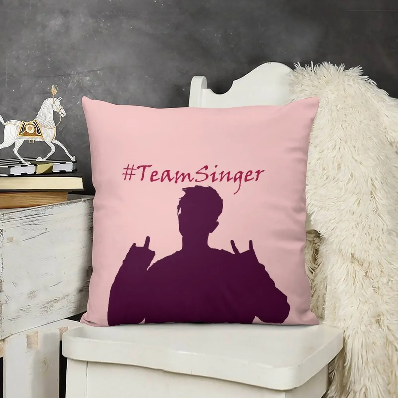 Mike Singer #TeamSinger подушка из полиэстера