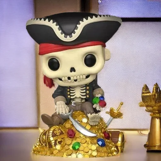 

Pirates of the Caribbean 15cm Treasure Skeleton 783 Vinyl Collection Figure Toys