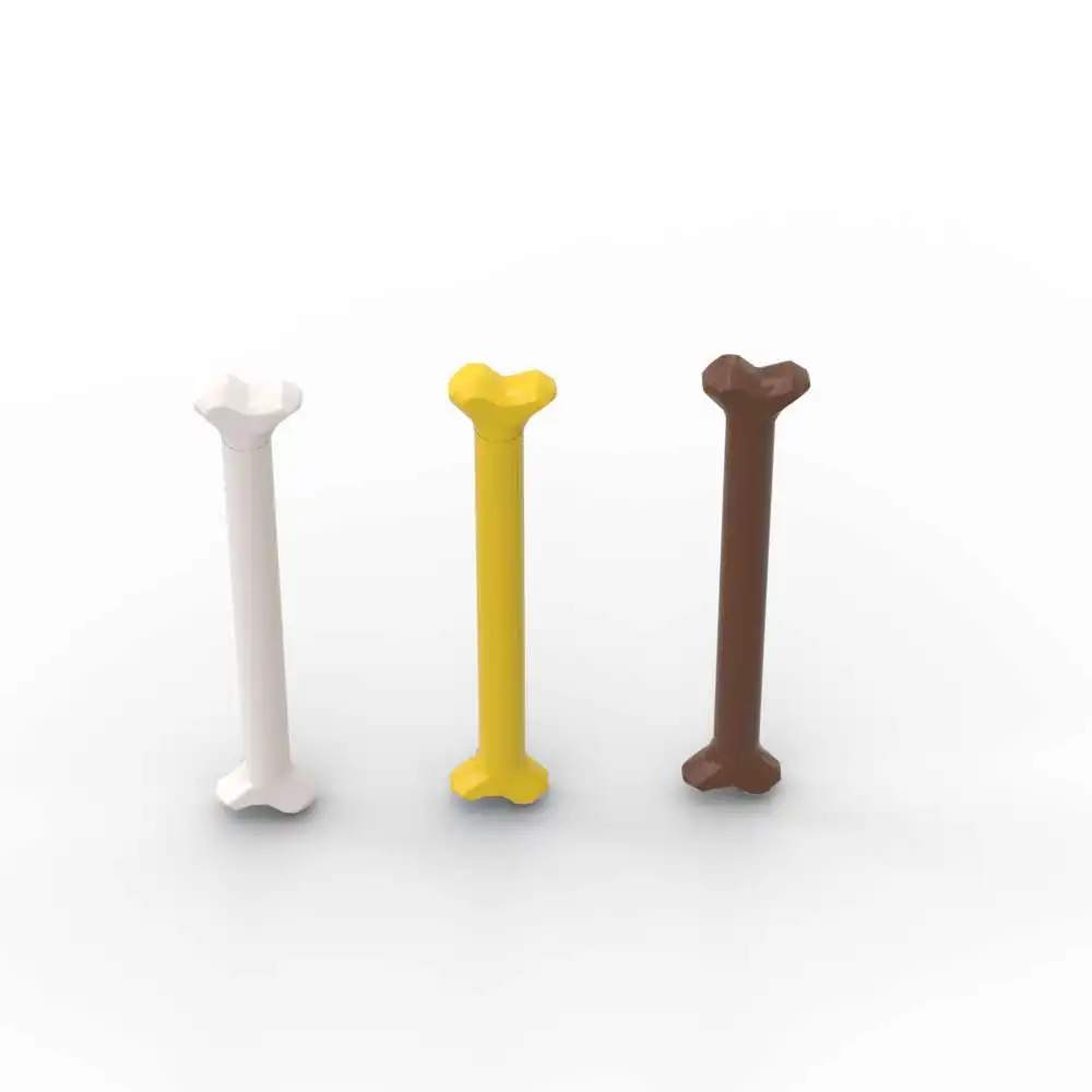 MOC 10 шт. головоломка частицы 92691 белые кости блоки Скелет древняя гробница собака