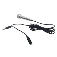 portable 3 5mm stereo studio microphone ktv karaoke mini microphone wired microphone phone tablet pc laptop voice singing karaok