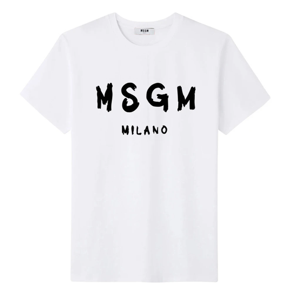 

Футболка Мужская/женская с коротким рукавом, хлопок, оверсайз, роскошный брендовый Повседневный Топ, лето 2023