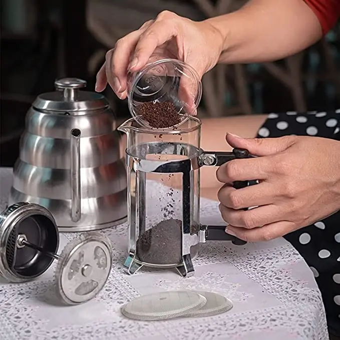 

9 шт Фильтр-экран из нержавеющей стали многоразовые съемные Сменные ситечко высокотемпературные чайные фильтры для дома для отеля для бара