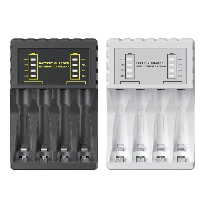 Зарядное устройство на 4 слота USB Type-C светодиодный для Ni-MH/Ni-Cd аккумуляторов типа