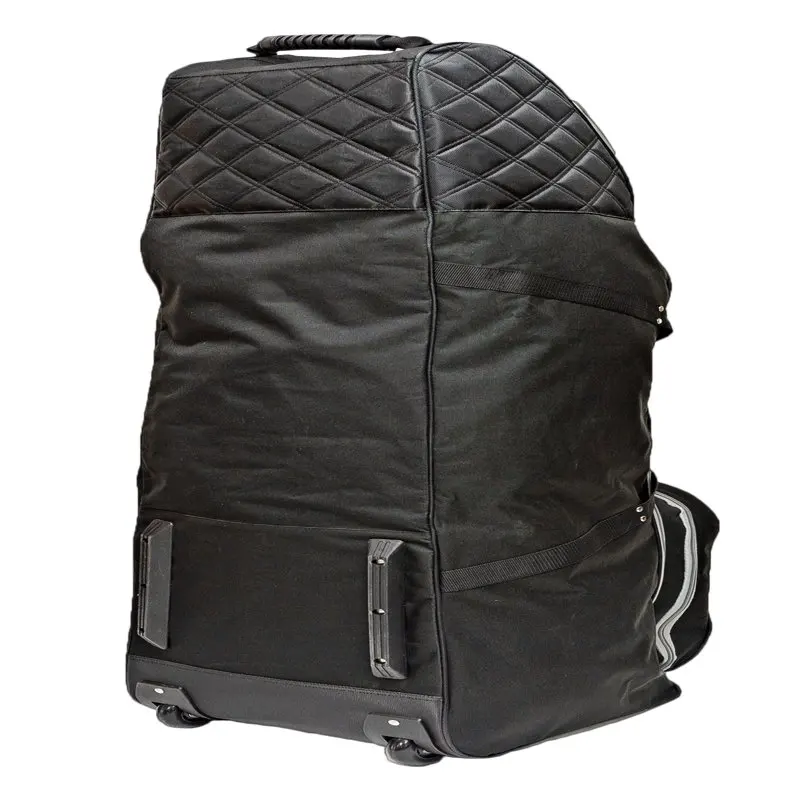 Deluxe Wheeled Golf Travel Bag with Padded Cover