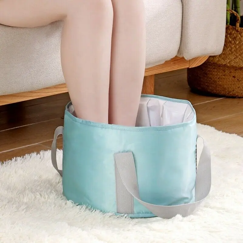 

Складная раковина для путешествий, вертикальное ведро, Вместительная дорожная ванна, спа-раковина, сумка для ног