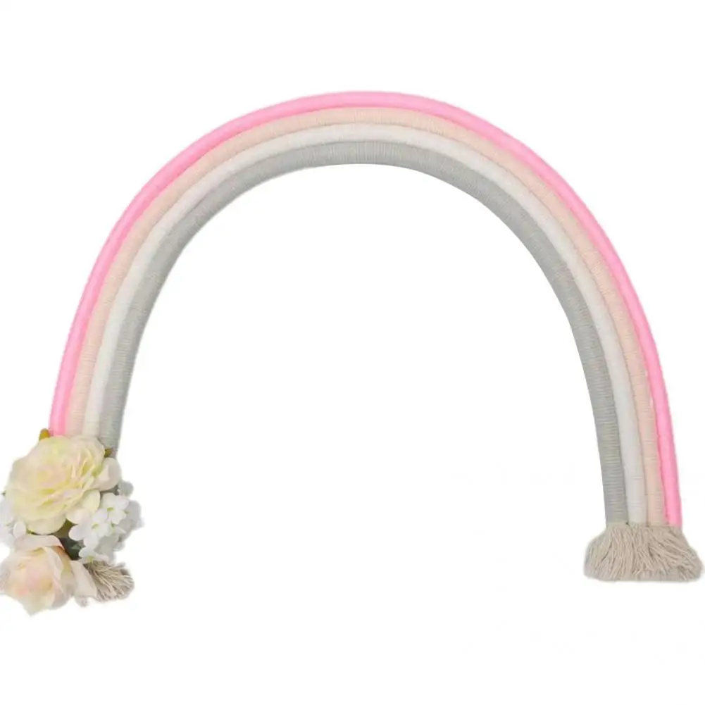 

Детский реквизит для фотосъемки ручной работы многоразовый безопасный мягкий текстурный Радужный реквизит для фотосъемки новорожденных р...