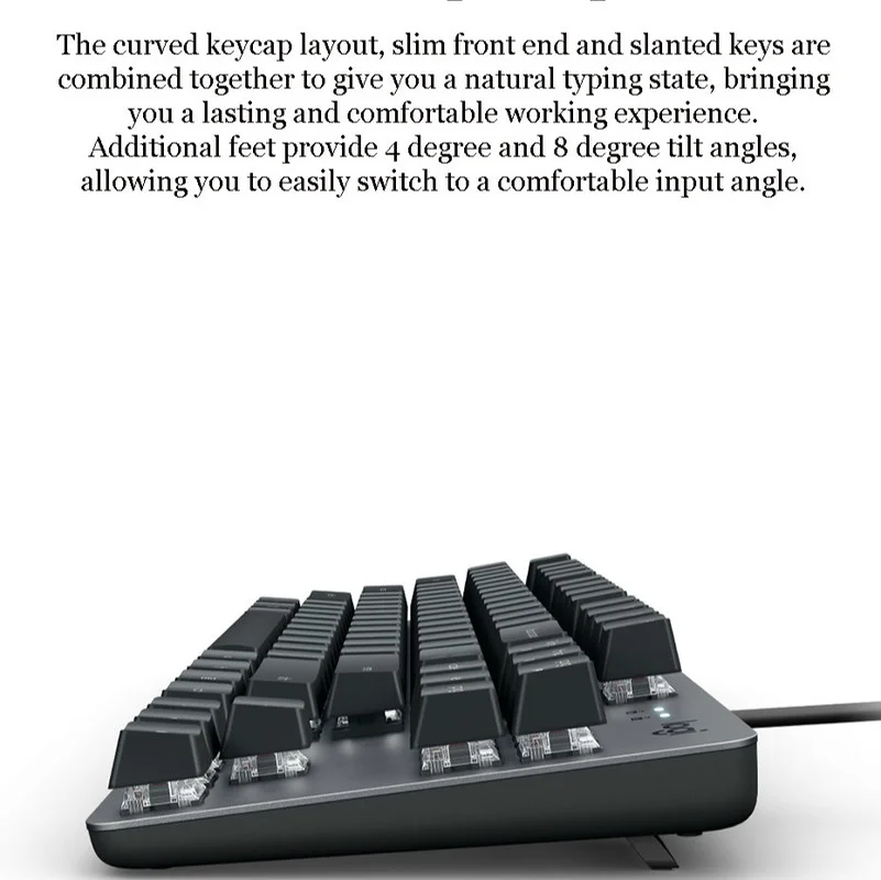 Клавиатура Logitech K835 Механическая Проводная игровая клавиатура TKL 84-клавишная