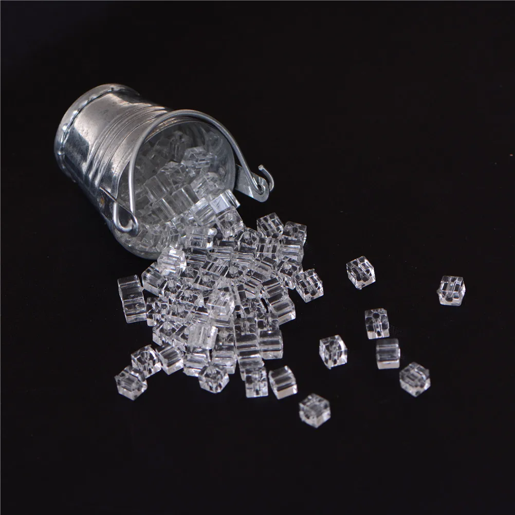 

BESTIM INCUK Dollhouse Miniature Ice Cube Bucket 1:12 Scale Fairy Home Kitchen Decor Toy Accessories