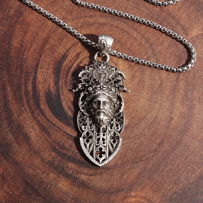 

Greek God of God Zeus Pendant Men's Vintage Punk Jewelry Delicate Gift