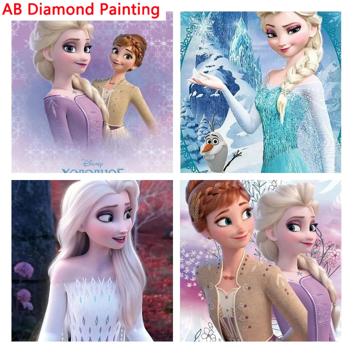 

Алмазная живопись AB Drill 5D «сделай сам», Набор для вышивки крестиком из мультфильмов «Принцесса Диснея», сказка о девочке, украшение для дома