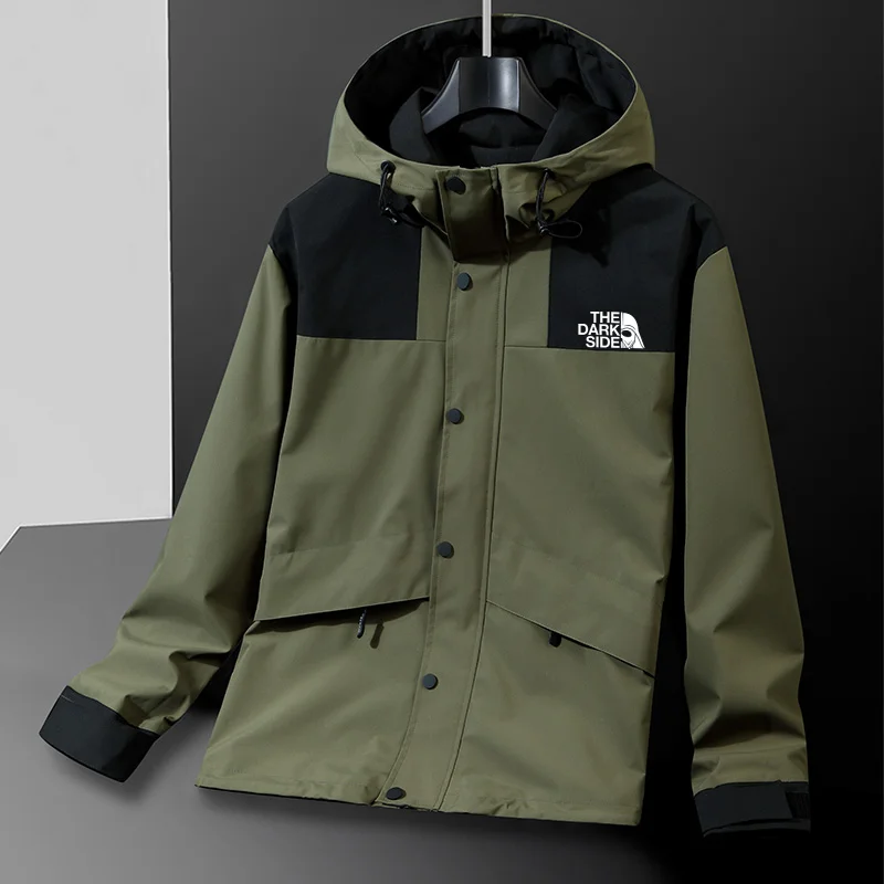 

Men's outdoor waterproof windbreaker jacket sports mountaineering coat