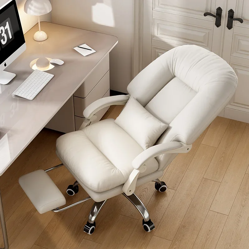 Female Bedroom Comfortable Lazy Sofa Chair Waist Protection Desk and Chairs Study Room Adjustable Accent Playseat Chaises