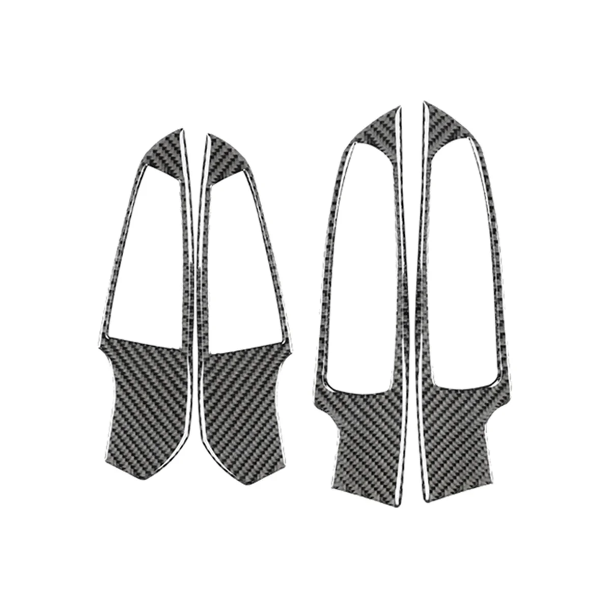 

4Pcs Car Carbon Fiber Window Lift Switch Panel Cover Trim for BMW 3 Series G20 2020
