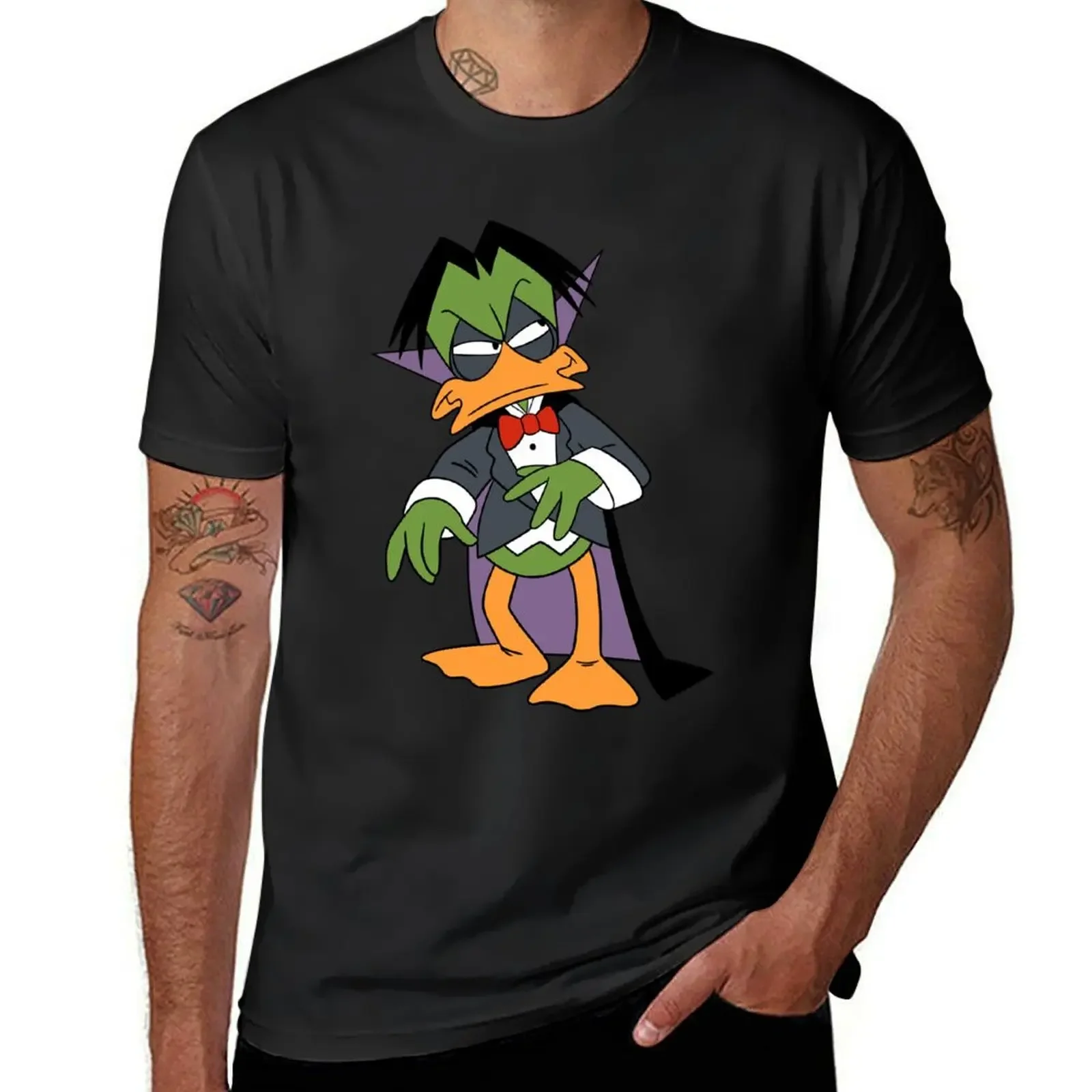 Футболка Count Duckula футболки с рисунком рэпера одежда в стиле хиппи футбольная