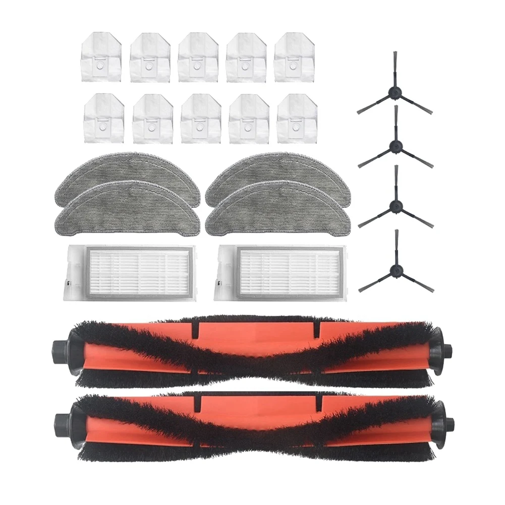 

Replacement Parts Roller Brush Side Brushes HEPA Filters Compatible for Roidmi Eve Plus Robot Vacuum Cleaner Accessories