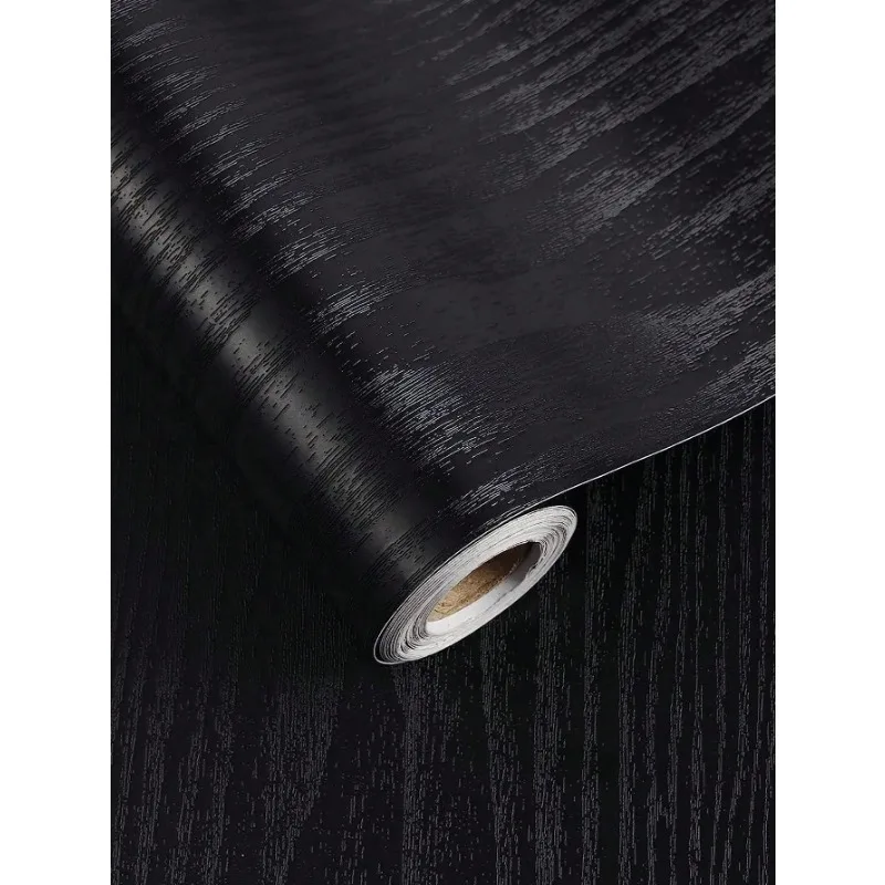 Виниловая самоклеящаяся пленка для украшения дома из черного дерева 40 см