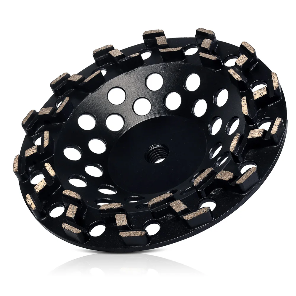 

7-дюймовый алмазный шлифовальный круг для бетона, сегмент S для полировки и очистки камня, бетонной поверхности