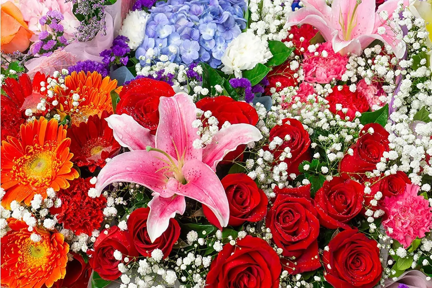 

Jigsaw Puzzle 1000 Pieces for Adults Pink Valentine's Day with Letters on the Back for Valentine's Day Gift