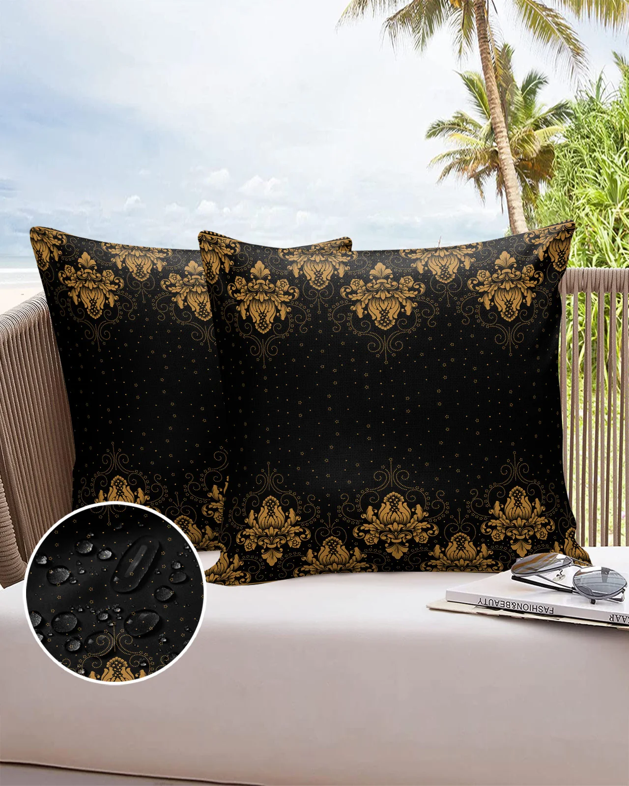 

Наволочка для дивана в стиле ретро с геометрическим рисунком, комплект водонепроницаемых хлопковых льняных наволочек для отеля, 40 × 40 45 × 45 ...