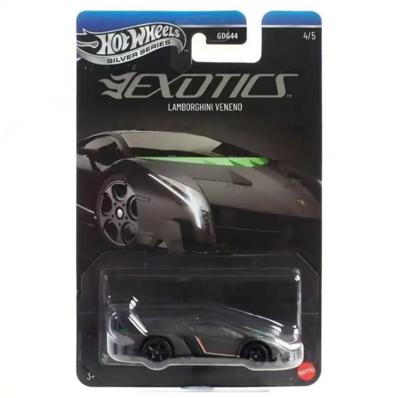 Коллекционные модели автомобилей Hot Wheels из литого металла, серия Gdg44 Silver: Exotics Lamborghini Veneno, Ferrari LaFerrari, Pagani Utopia, McLaren Elva (art.: 3920dca0ce36d) - 3920dca0ce36d