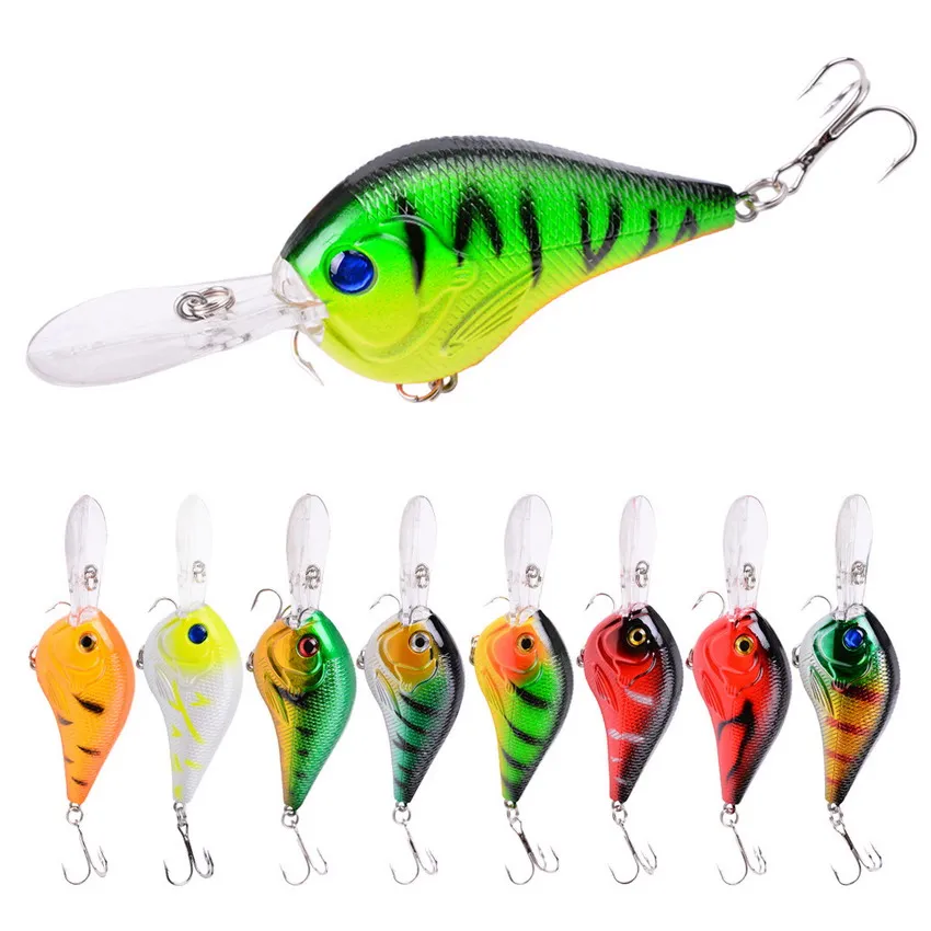 

9Pcs/lot VIB Fishing Lures 9.5cm 11g Crankbait Artificial Hard Bait Bass Pike Lure Set Swimbait Wobbler Carp Fishing Tackle