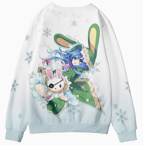 Толстовка с капюшоном Himekawa Yoshino аниме свиданием косплей Осень-зима мужское и