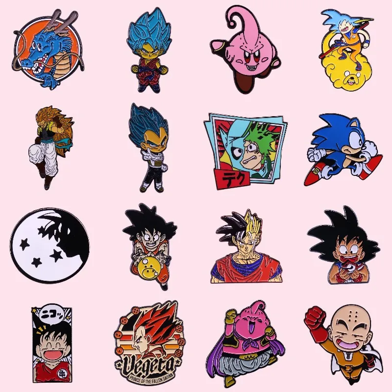 

Лучшее качество Забавный Дракон Обезьяна аниме эмаль лацкан булавка собирать значок дети мужчины подарок ювелирные изделия украшение рюкз...