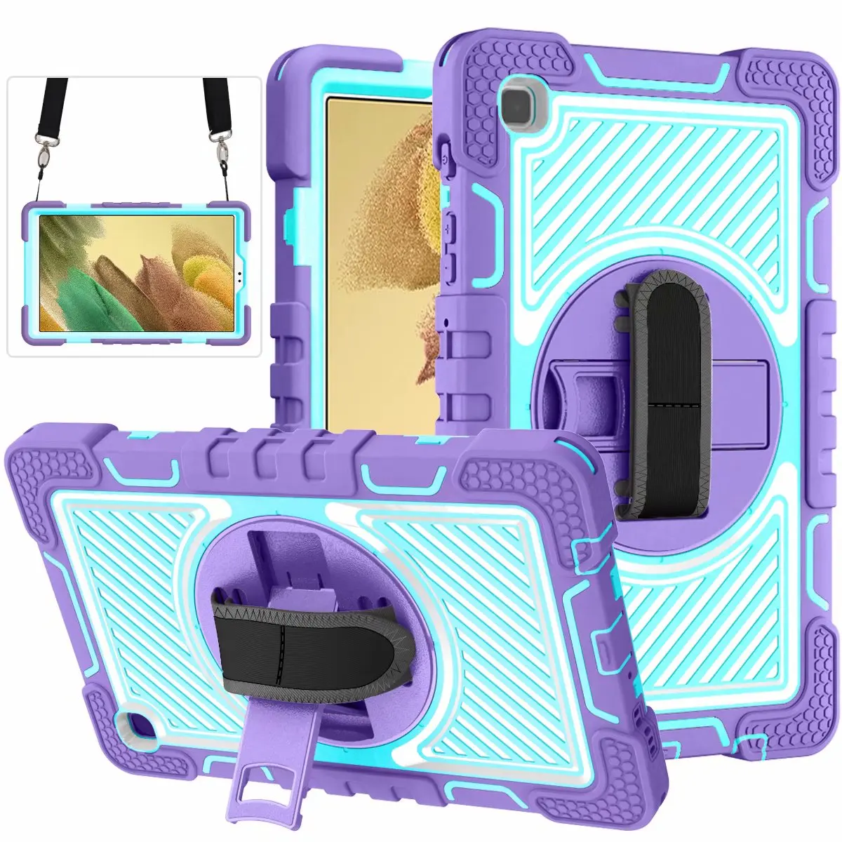 

Case for Samsung Galaxy Tab A7 Lite 8.7 T220 T225 T307 SM-T307 Tablet Silicon +PC Case for Samsung Galaxy Tab A8 T290 T295 Cover